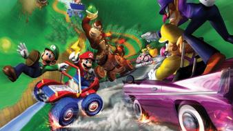 Nintendo video games mario kart double dash wallpaper