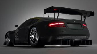 Dark Aston Martin Rear wallpaper
