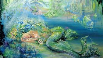 Fantasy paintings atlantis art dreams josephine wall mystical