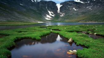 Lakes And Mountain