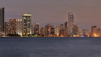 Landscapes skylines colombia wallpaper