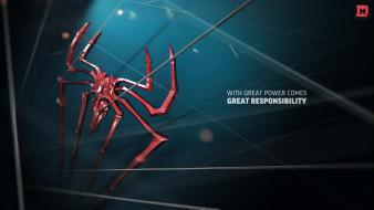 Movies spider-man quotes logos 3d logo melaamory wallpaper