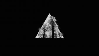 Trees triangle wallpaper
