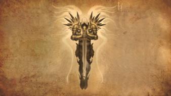 Video games diablo tyrael iii archangel wallpaper