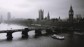 Black and white london artwork wallpaper