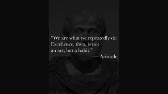 Black quotes motivation aristotle philosophers wallpaper