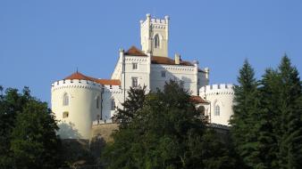 Castles croatia trakošćan varaždin wallpaper