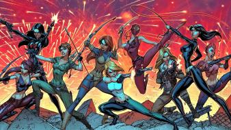 Comics scarlett baroness g.i. joe danger girl girls wallpaper