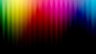 Green abstract blue red spectrum rainbows lines colors wallpaper