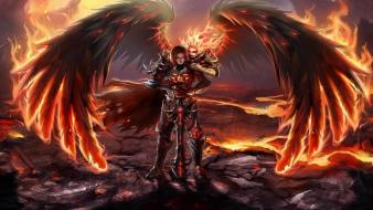 Heroes magic dark angels game wallpaper