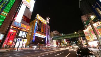 Japan night cities akihabara wallpaper