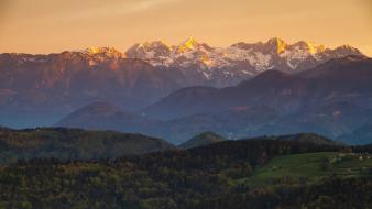 Mountains europe slovenia kamnik-savinja alps wallpaper