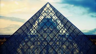 Paris tower pyramid wallpaper