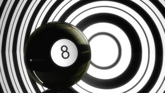 Shiny eightball wallpaper