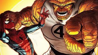 Comics spider-man marvel thing wallpaper