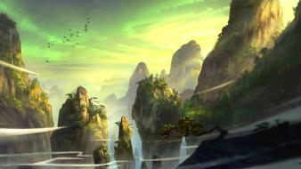 Fantasy landscape wallpaper