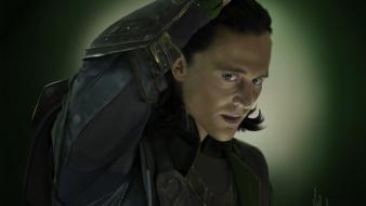 Loki tom hiddleston fan art the avengers (movie) wallpaper
