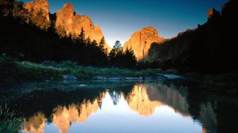 Rock oregon parks reflections smith state wallpaper