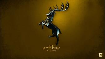 Tv series house baratheon ours the fury wallpaper