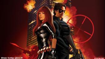 Black widow marvel comics widescreen