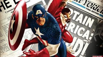 Captain america marvel comics widescreen wallpaper
