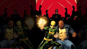 Iron fist marvel comics wallpaper