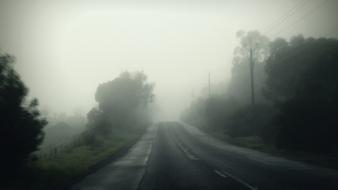 Landscapes fog silent hill roads wallpaper