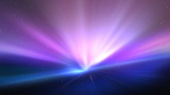 Light blue outer space stars mac purple aurora wallpaper