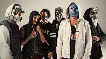 Music masks band hollywood undead rap metal wallpaper