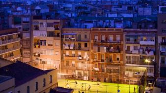 Night soccer barcelona national geographic apartments cities wallpaper