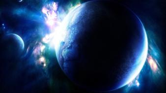 Outer space planets wallpaper