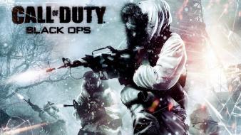 Snow assault rifle call of duty: black ops wallpaper
