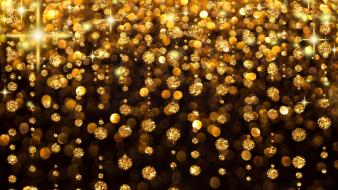 Abstract golden bokeh glamour