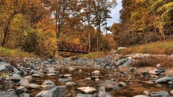 Bridges canada toronto hdr photography rivers autumn wallpaper