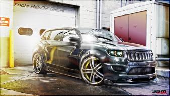 Digital art wheels garages grand cherokee jeep