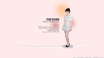 Girls generation snsd korean kim taeyeon bangs wallpaper