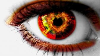 Love eyes fire hearts