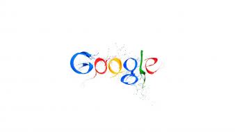 Paint google digital art logos white background wallpaper