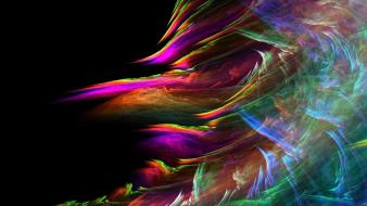 Abstract artistic waves colors wallpaper