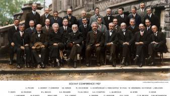 Albert einstein solvay conference wallpaper