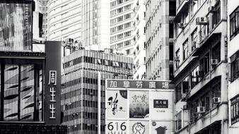 Cityscapes china buildings asia monochrome daniel büttner wallpaper
