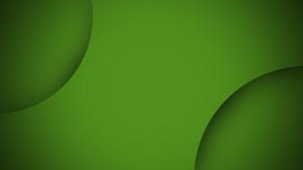 Green abstract circles lime wallpaper