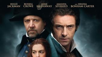 Hugh jackman posters les miserables russell crowe