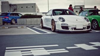 Porsche cars audi roads parking 911 turbo wallpaper