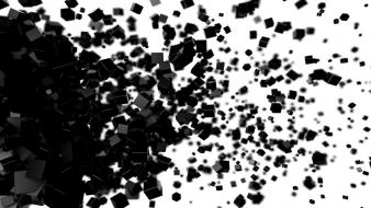 Black and white cubes cinema4d wallpaper
