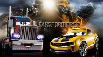 Cars transformers 2 widescreen wallpaper