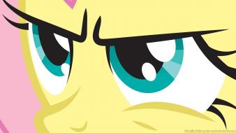 Close-up fluttershy my little pony: friendship is magic wallpaper