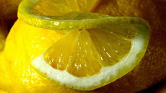 Fruits food lemons wallpaper