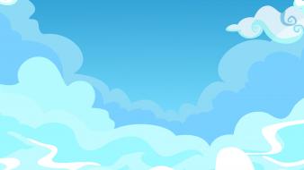 Is magic background blue skies sky ponies wallpaper