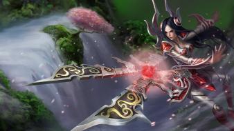 Nature league of legends irelia complex magazine game wallpaper